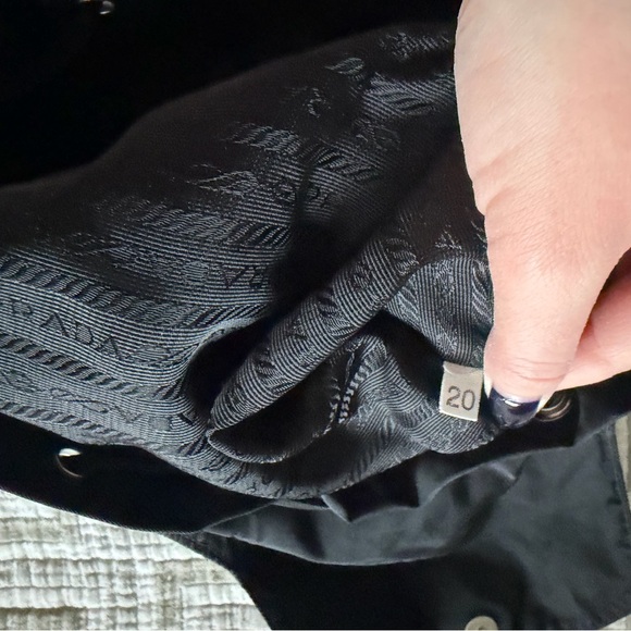 Prada women’s Black Nylon Backpack - Picture 7 of 10